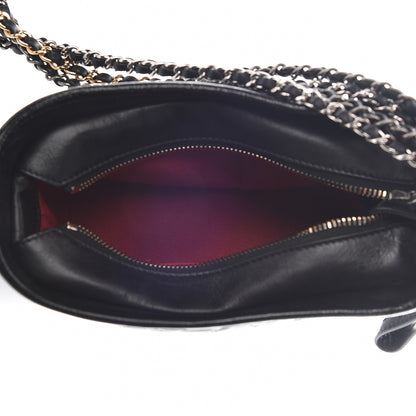 Chanel Aged Calfskin Quilted Small Gabrielle Hobo Black 5 of 10