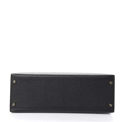 Hermes Epsom Kelly Sellier 35 Black 7 of 32