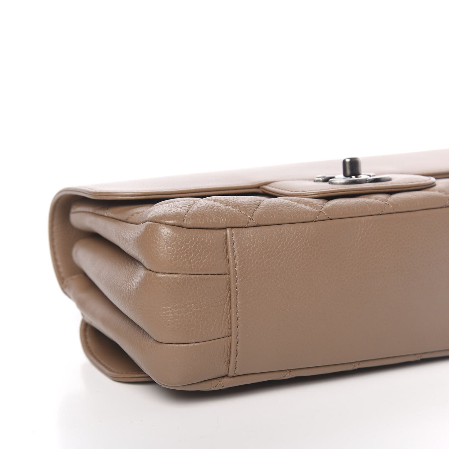 Caviar All About Flap Bag Beige