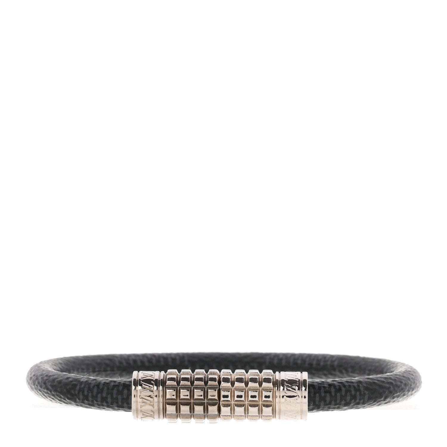 Louis Vuitton Damier Graphite Digit Bracelet 19 1 of 5