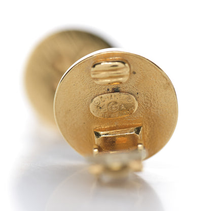 Chanel Clover Clip On Earrings Gold 4 of 4