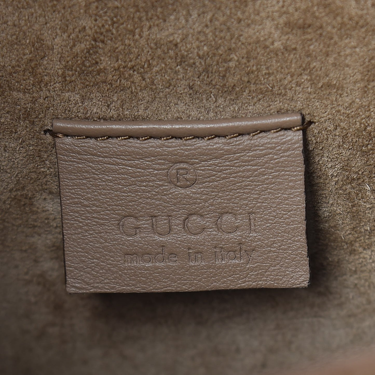 GG Supreme Monogram Mini Dionysus Shoulder Bag Taupe