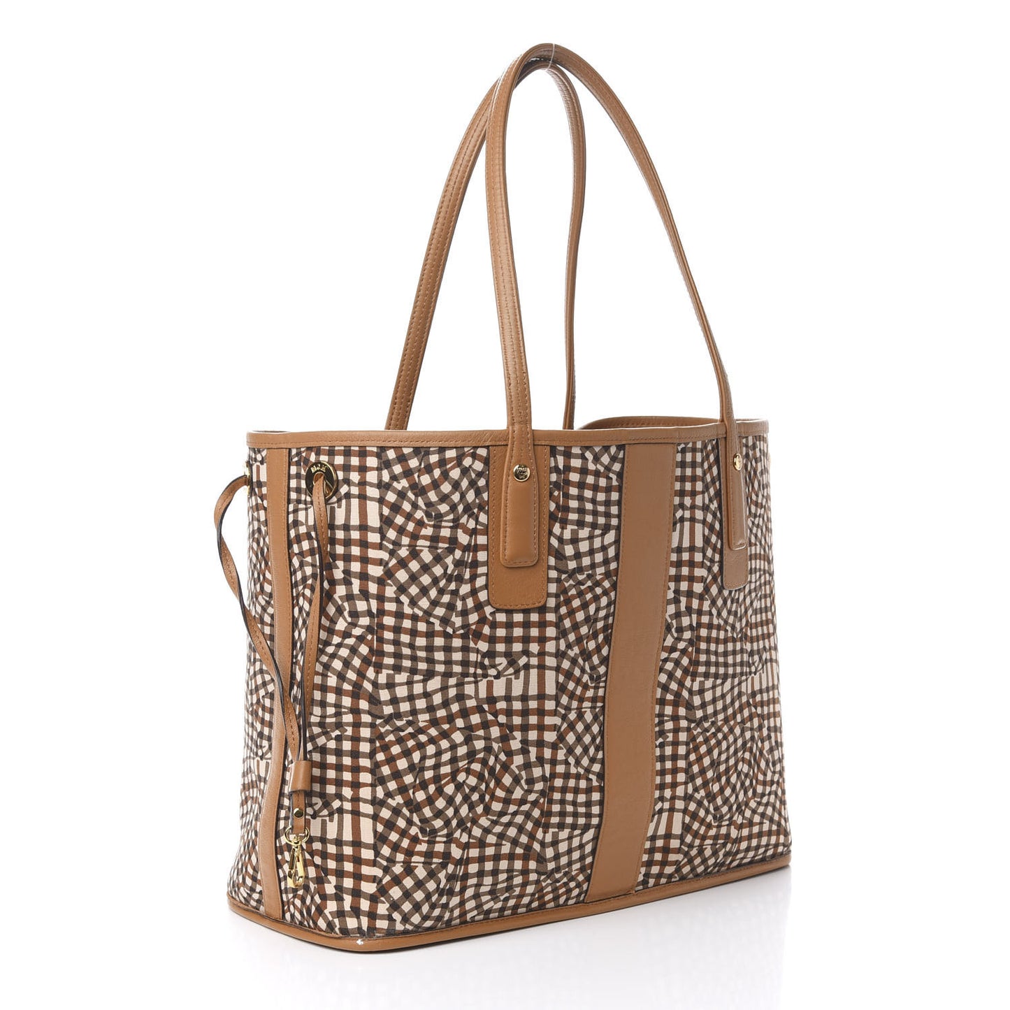 Visetos Medium Liz Reversible Shopper Tote Cognac
