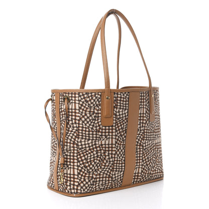 MCM Visetos Medium Liz Reversible Shopper Tote Cognac 5 of 15
