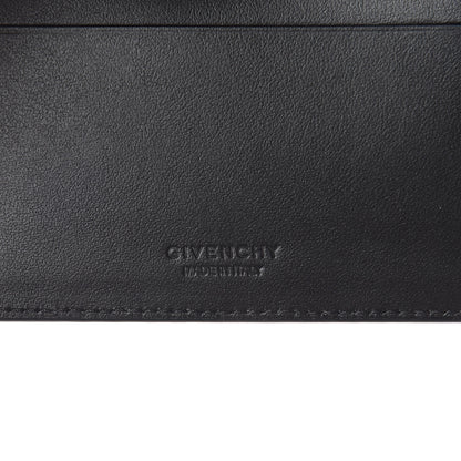 Givenchy Calfskin Waves Print Billfold Wallet Black White 6 of 7
