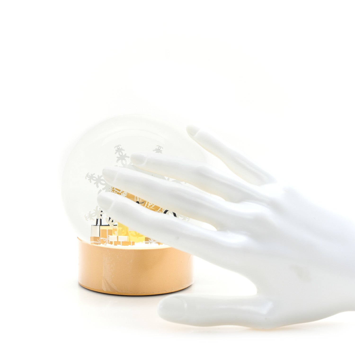 Chanel Glass N°5 Perfume Bottle Snow Globe 2 of 5