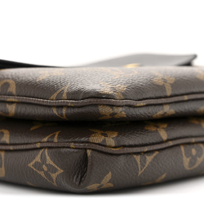 Louis Vuitton Monogram Twice Pochette Black 10 of 12
