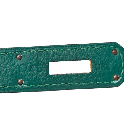 Hermes Togo Kelly Retourne 32 Malachite 7 of 12