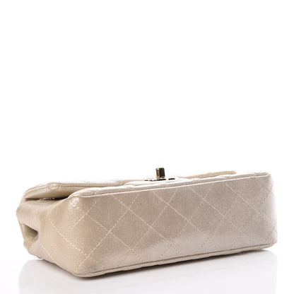 Chanel Iridescent Calfskin Quilted Mini Rectangular Flap Beige Clair 4 of 10