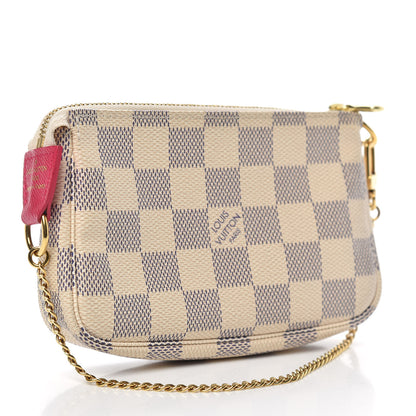 Louis Vuitton Damier Azur 2017 Christmas Animation Mini Pochette Accessories 3 of 7