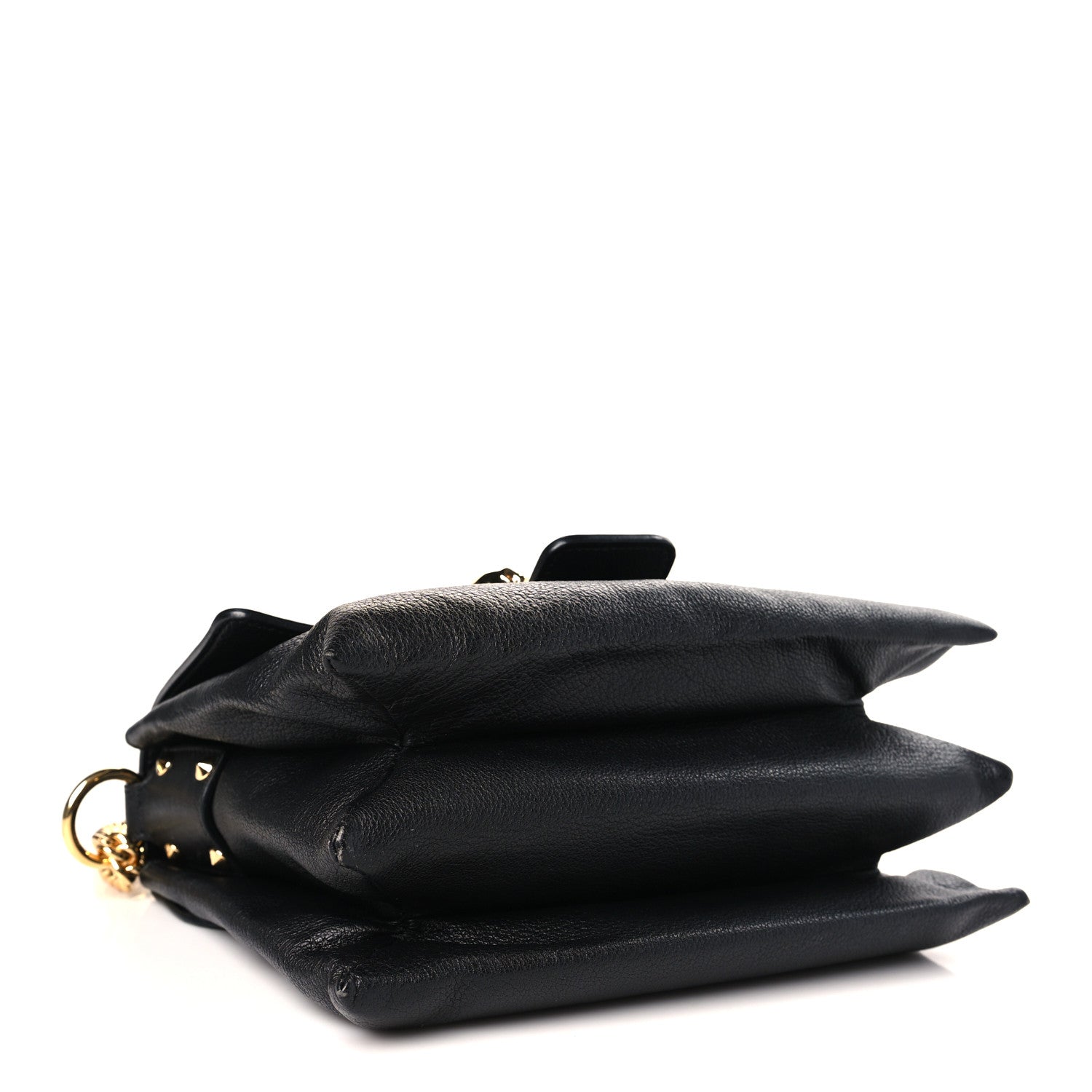 Alexander McQueen Calfskin Small Twin Skull Chain Crossbody Black 4 of 8