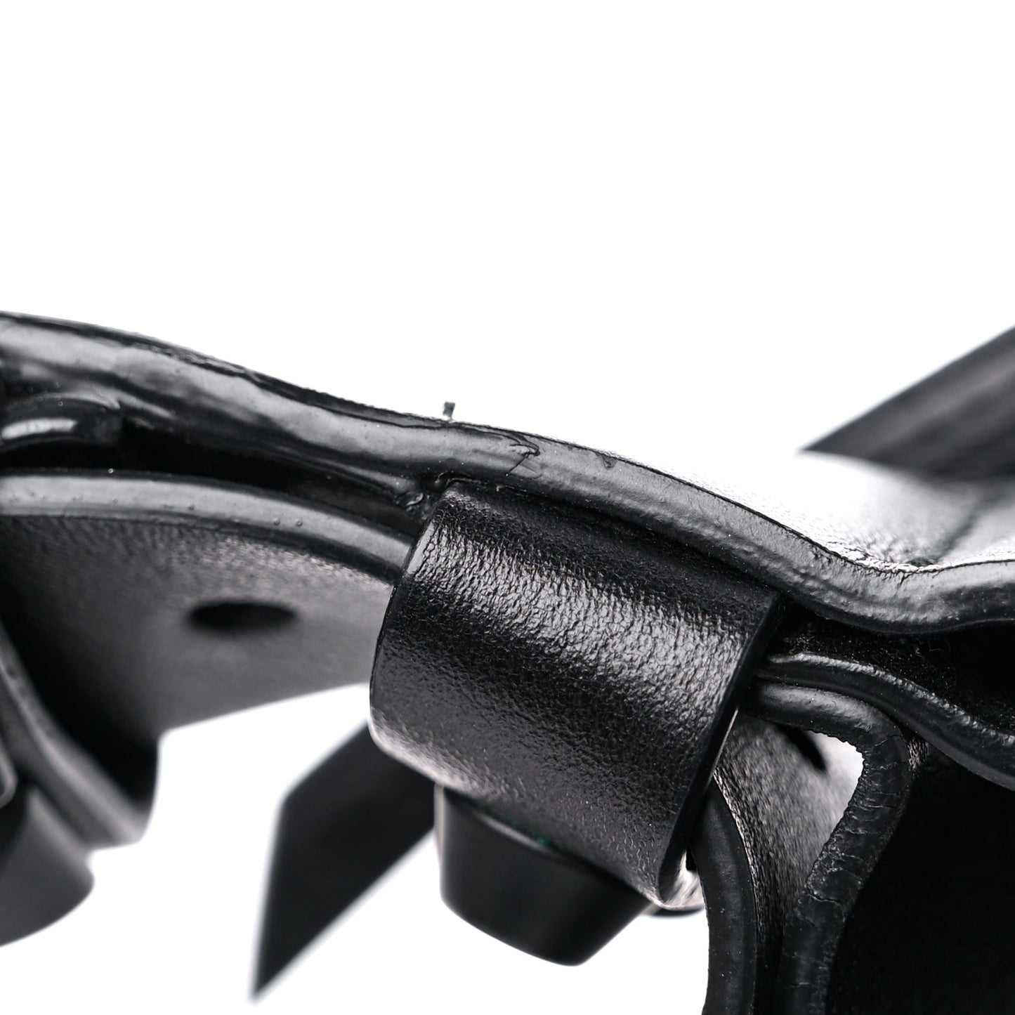 Nylon New Vela Studded Messenger Black