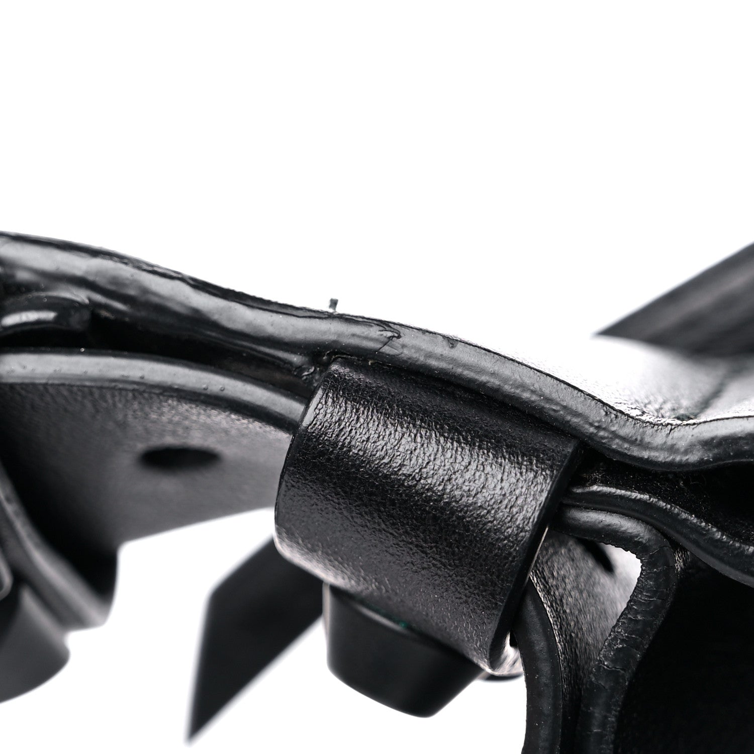 Prada Nylon New Vela Studded Messenger Black 10 of 11