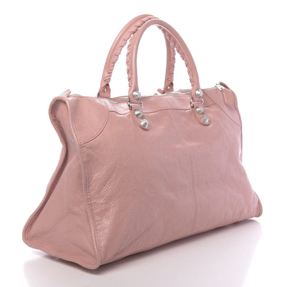 Balenciaga Agneau Giant 12 Silver Hardware Work Rose Peche 3 of 17