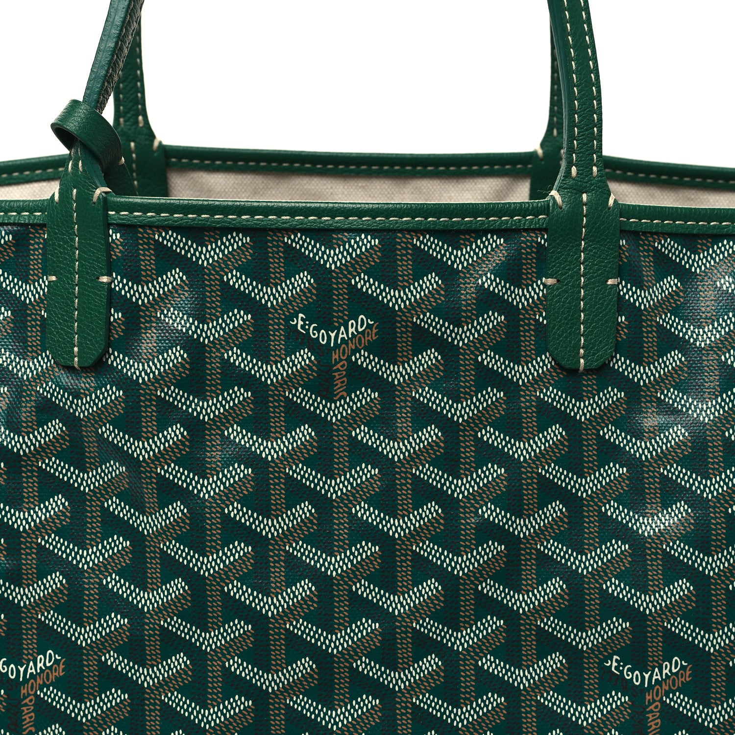 Goyard Goyardine Saint Louis PM Green 8 of 10
