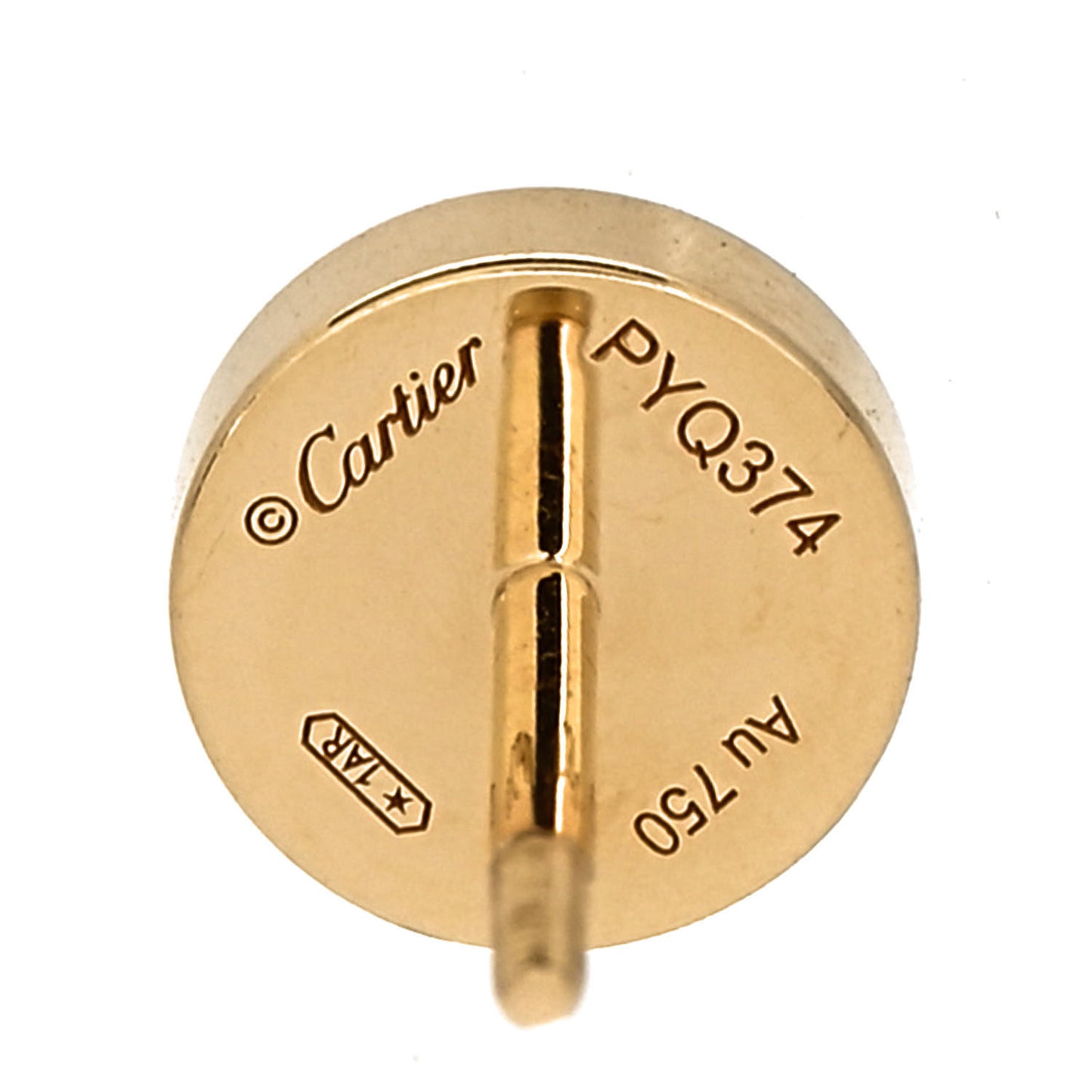 18K Yellow Gold LOVE Earrings