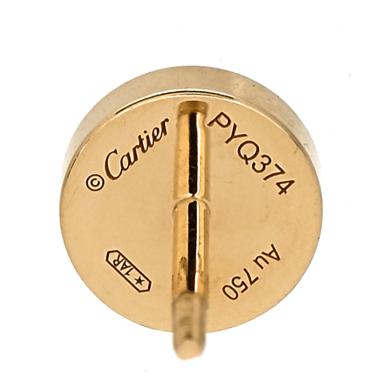 Cartier 18K Yellow Gold LOVE Earrings 4 of 5