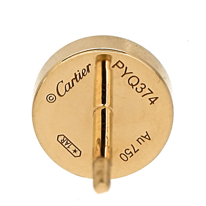 Cartier 18K Yellow Gold LOVE Earrings 4 of 5