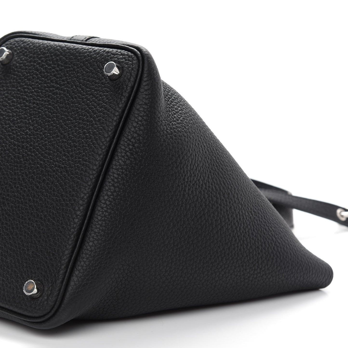 Taurillon Clemence Picotin Lock 18 PM Black