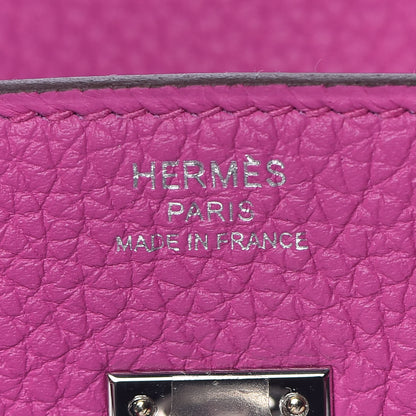 Hermes Togo Birkin 25 Magnolia 11 of 37