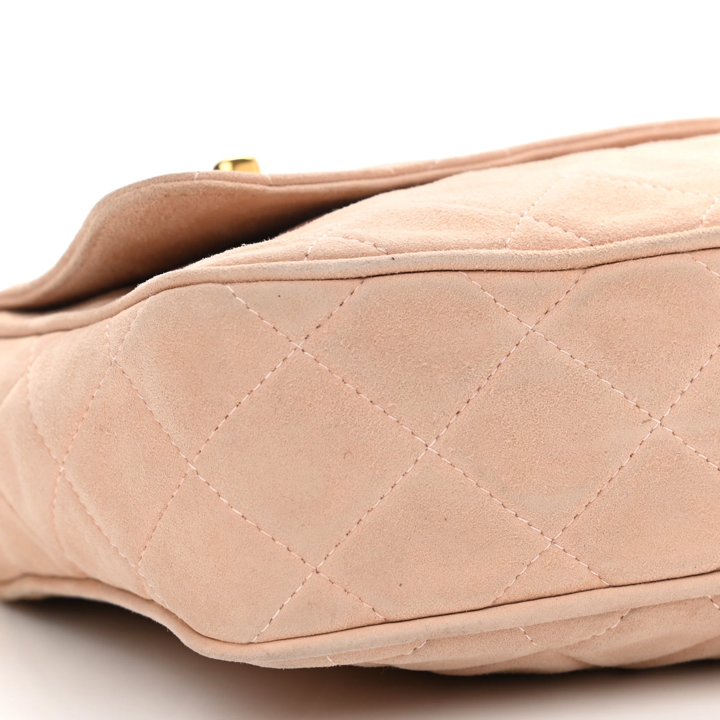 Suede Quilted CC Tassel Flap Camera Case Pink