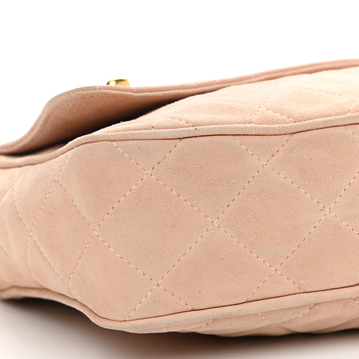 Chanel Suede Quilted CC Tassel Flap Camera Case Pink 11 of 15
