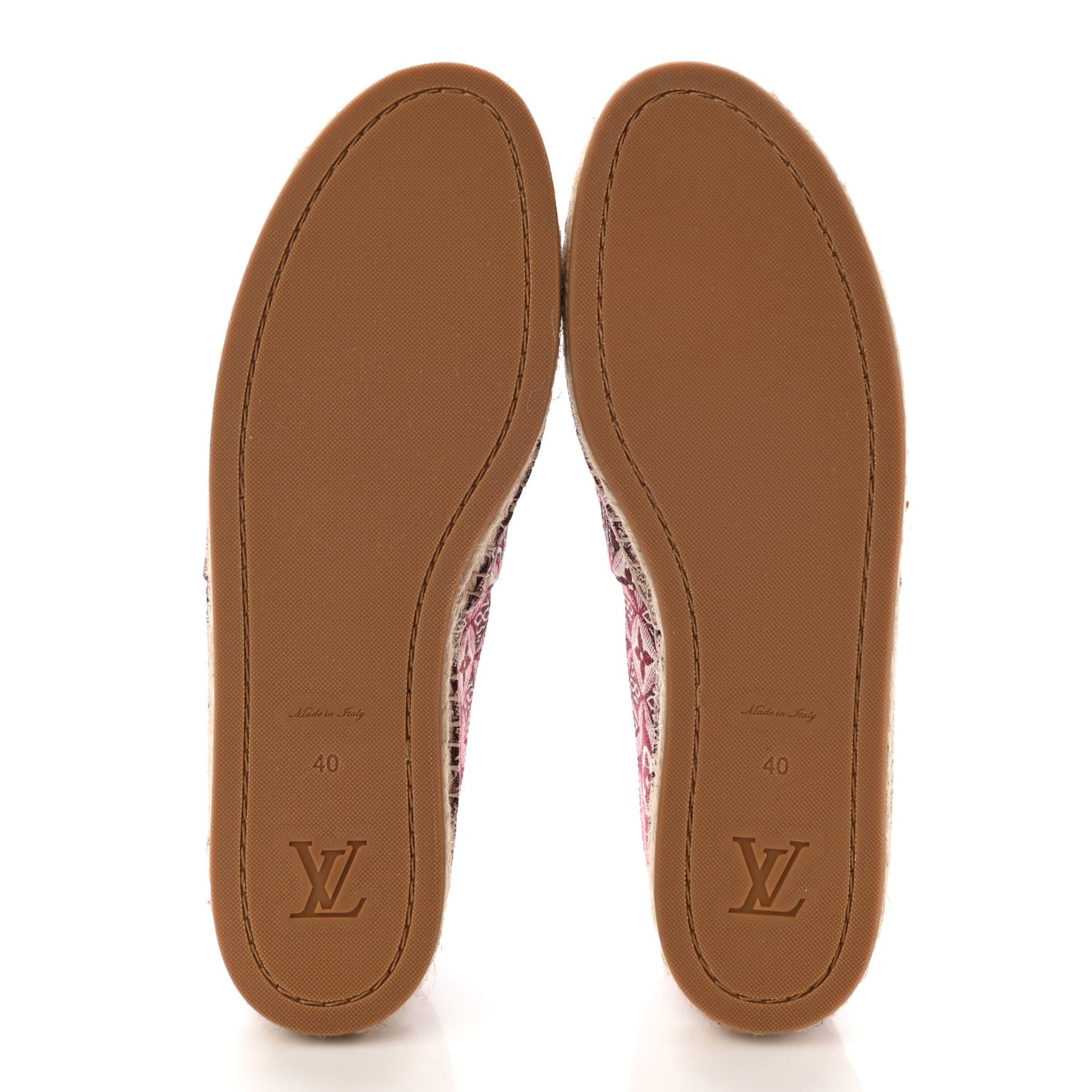 Jacquard Since 1854 Starboard Espadrille Flats 40 Bordeaux