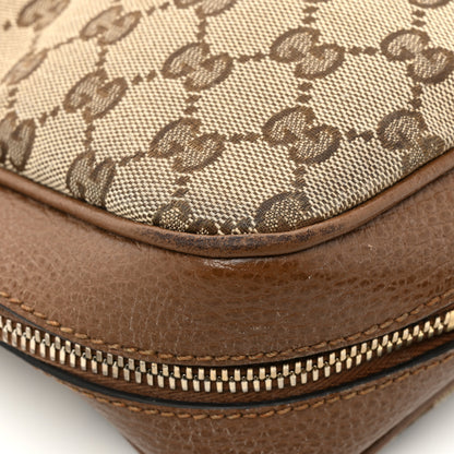 Gucci Monogram Mini Bree Messenger Bag Beige Tabacco 19 of 21