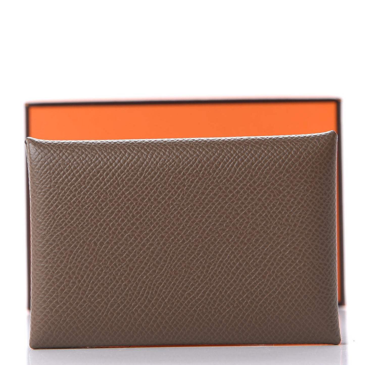 Epsom Calvi Card Case Etoupe