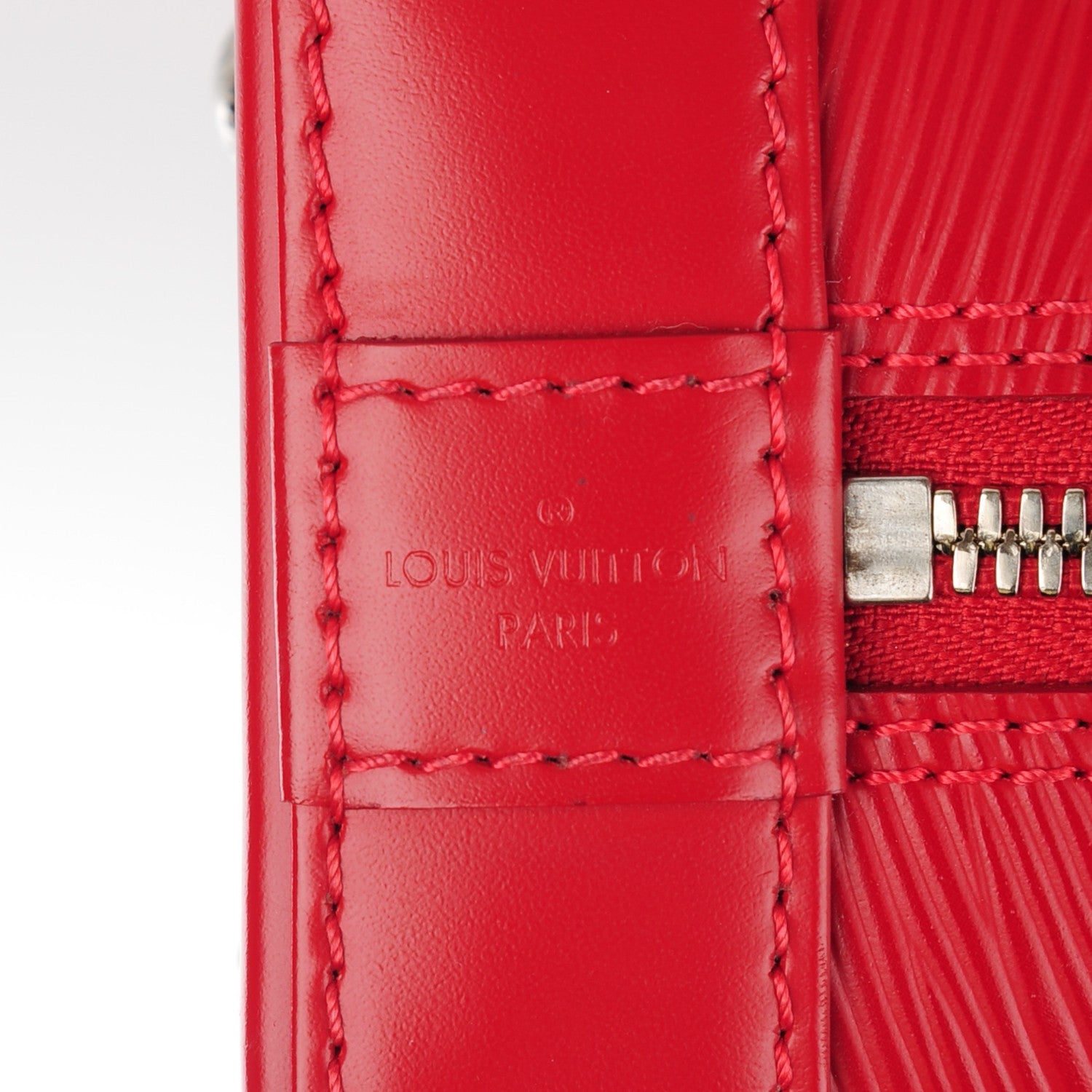 Louis Vuitton Epi Alma BB Carmine 6 of 9