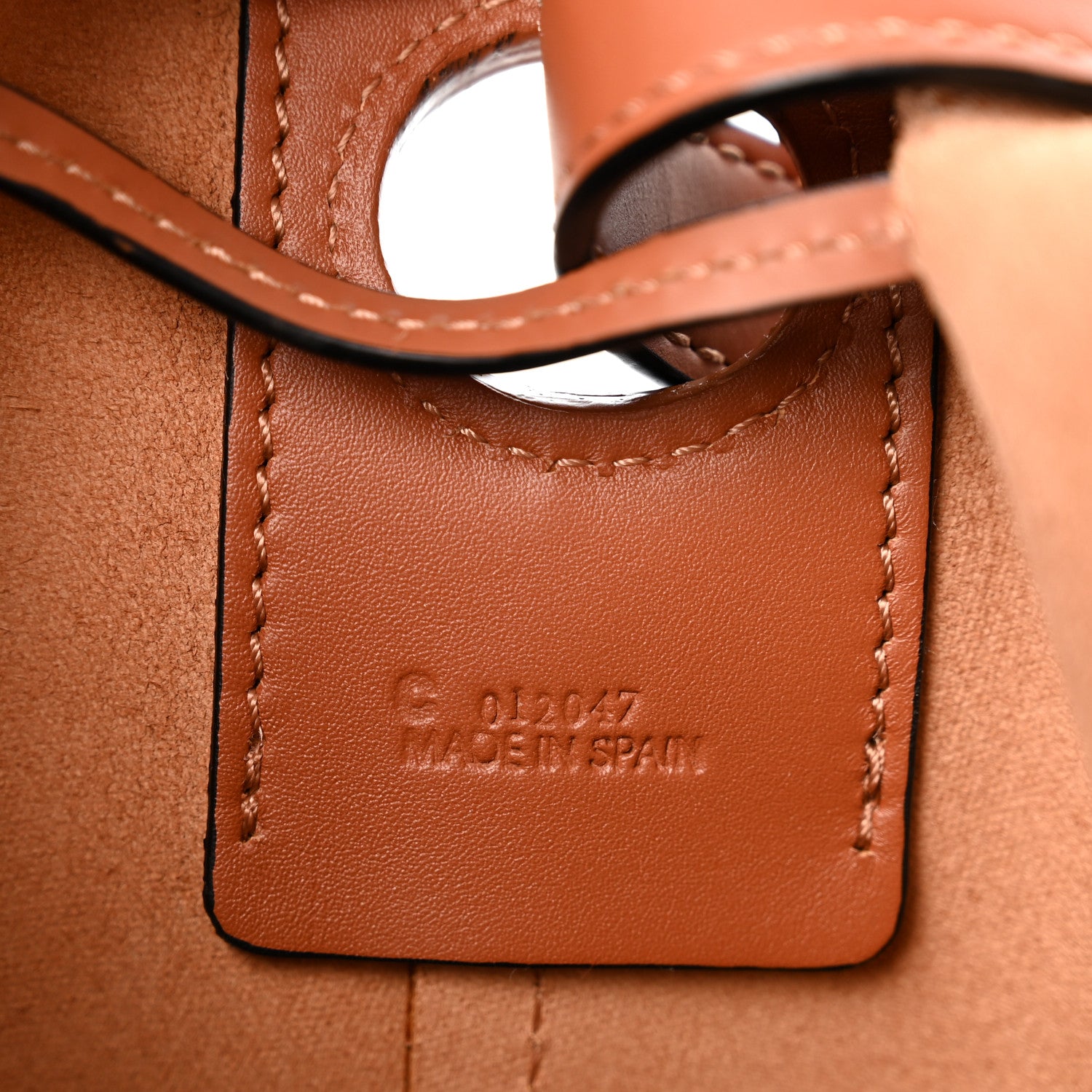 Loewe Calfskin Mini Balloon Bucket Bag Tan 7 of 12