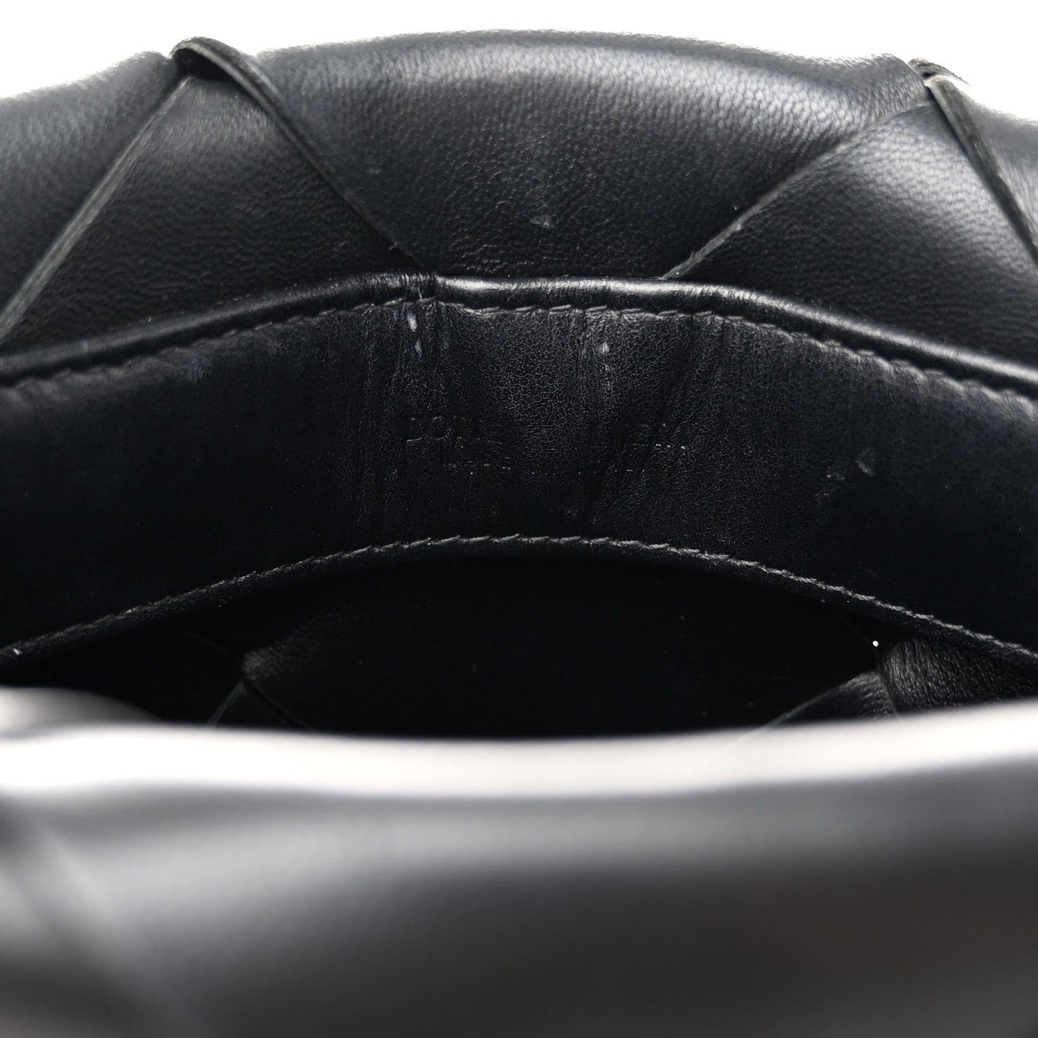 Bottega Veneta Nappa Maxi Intrecciato Clasp Bucket Bag Black 6 of 10