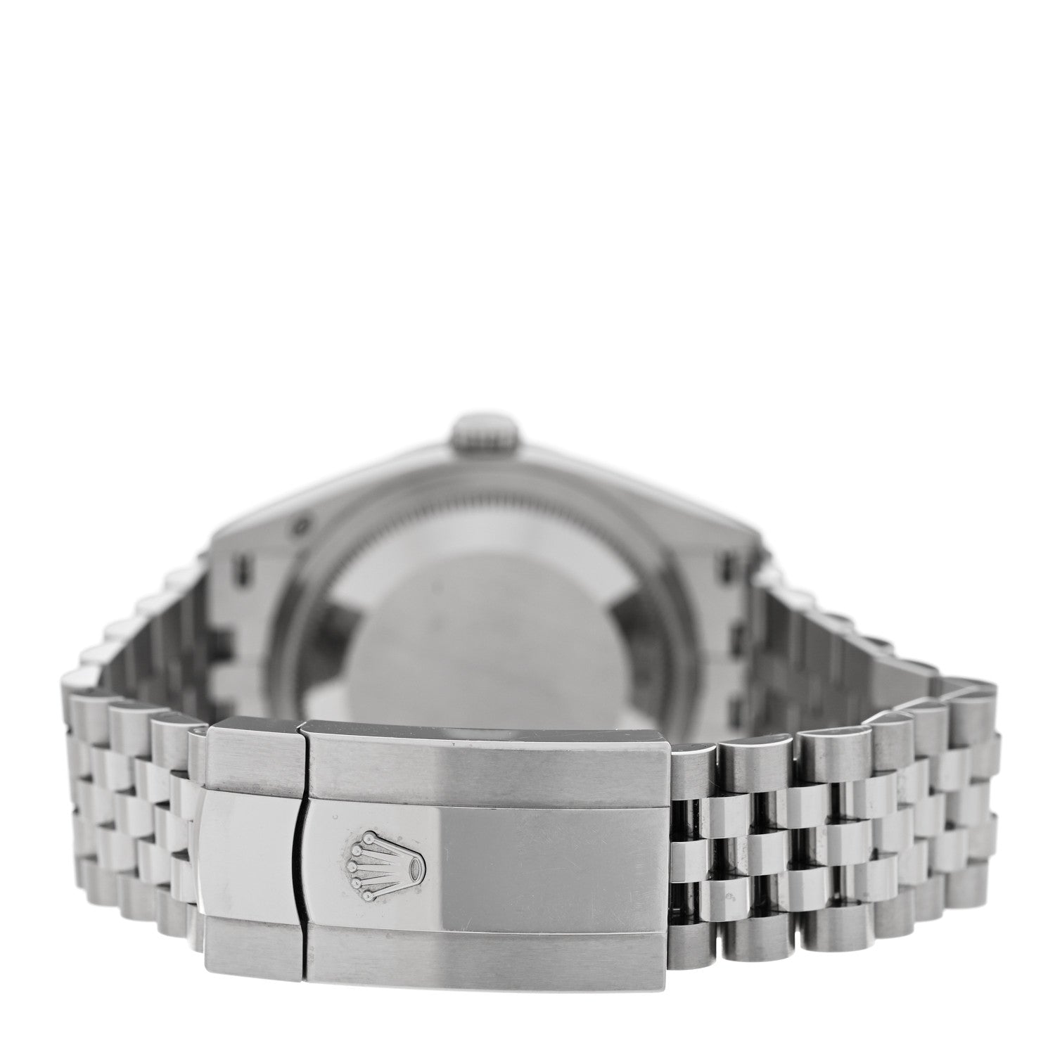 Rolex Stainless Steel 18K White Gold Diamond 36mm Oyster Perpetual Datejust Watch Bright Blue 126234 3 of 5
