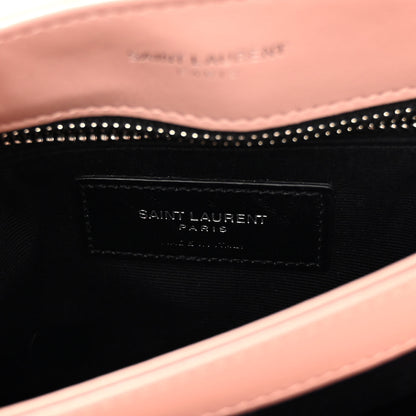 Saint Laurent Calfskin Y Quilted Monogram Toy Loulou Crossbody Bag Tender Pink 7 of 11