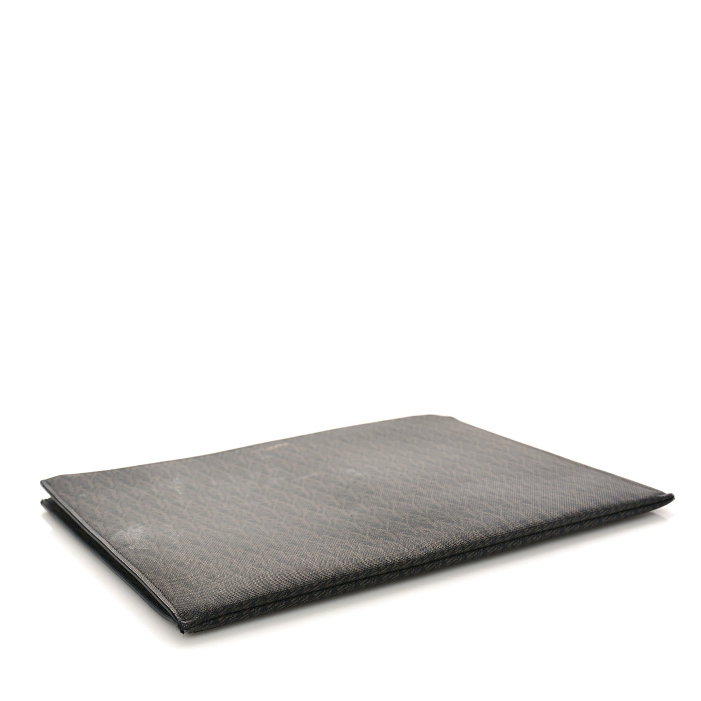 Classic Toile Monogram Zipped Tablet Holder Black
