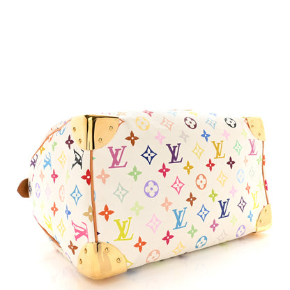 Louis Vuitton Monogram Multicolor Speedy 30 White 4 of 17