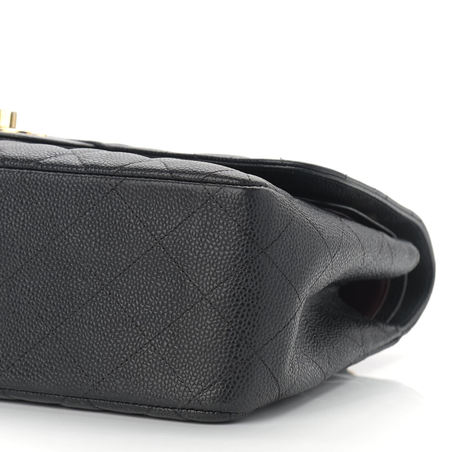 Chanel Caviar Quilted Jumbo Double Flap Black 9 of 11