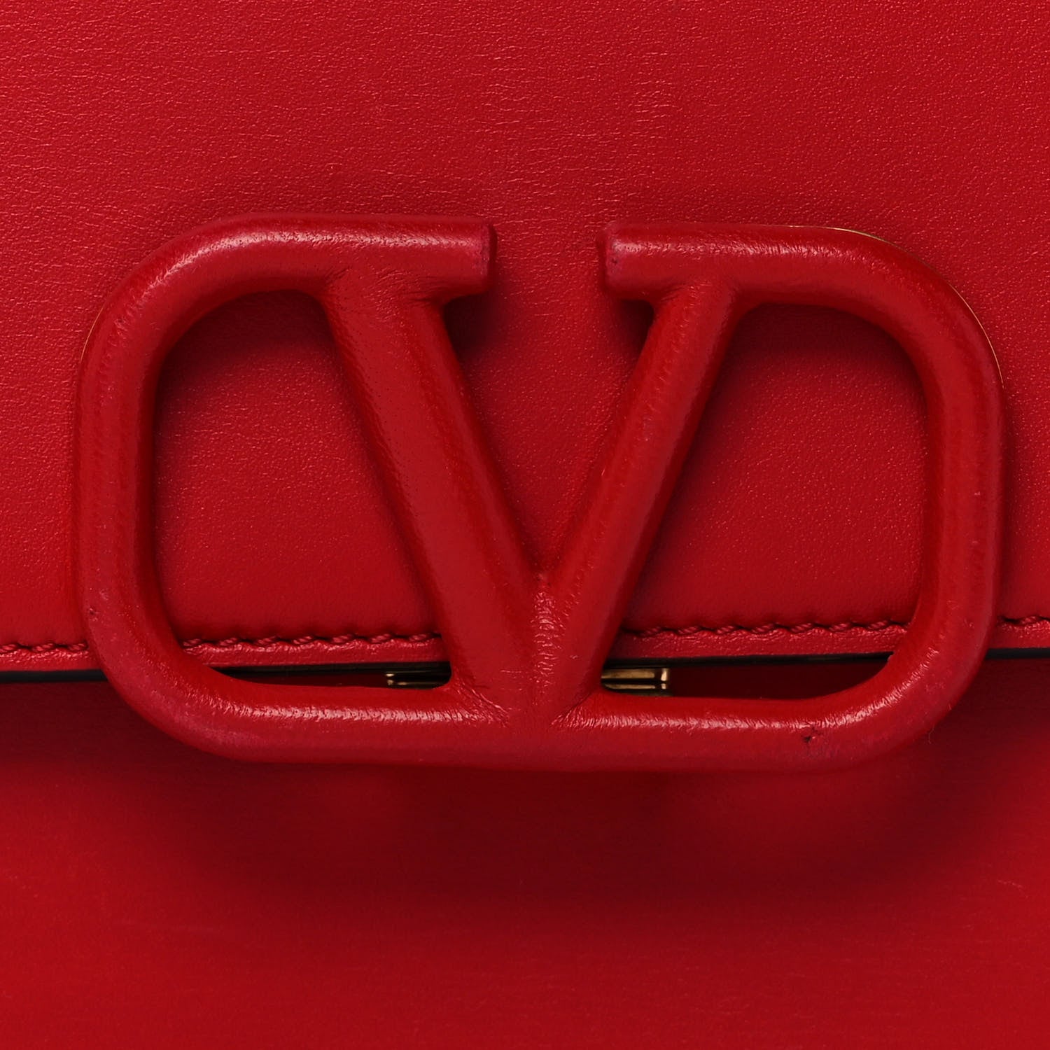 Valentino Garavani Smooth Calfskin Small VSling Shoulder Bag Red 9 of 10