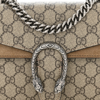 Gucci GG Supreme Monogram Mini Dionysus Shoulder Bag Taupe 8 of 12