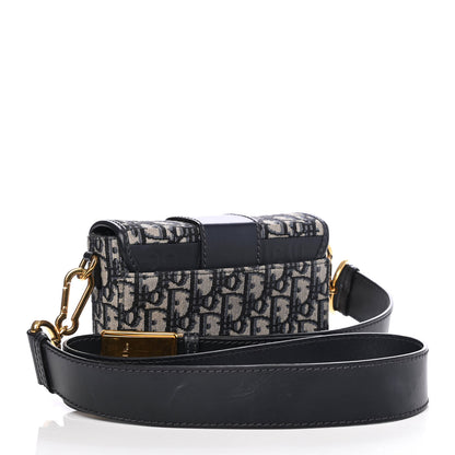 Christian Dior Oblique 30 Montaigne Box Bag Blue 2 of 4