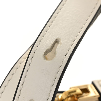 Prada Soft Calfskin Arque Shoulder Bag White 10 of 13