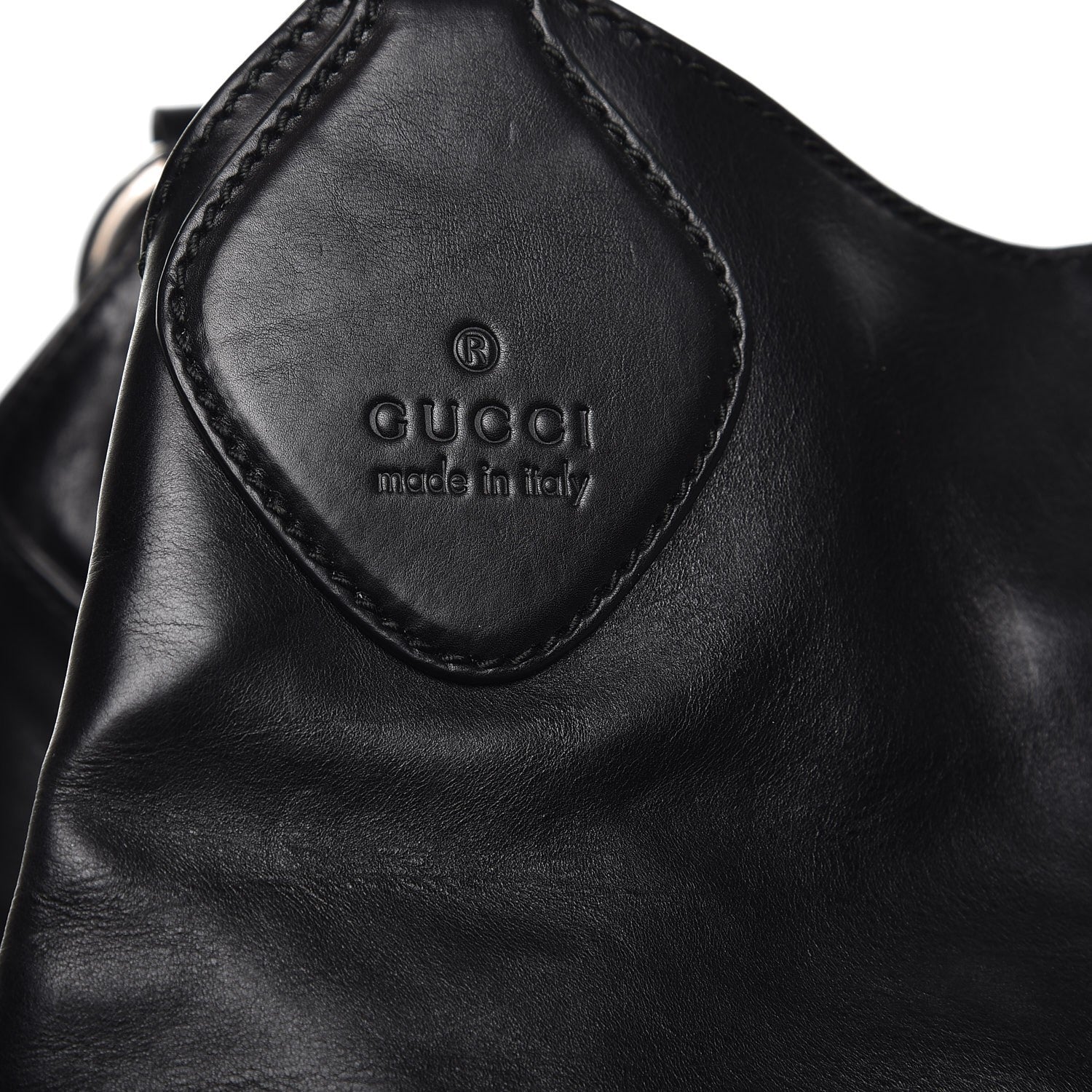 Gucci Soft Calfskin Icon Hobo Black 8 of 9
