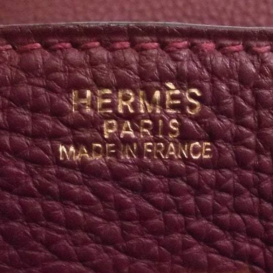 Hermes Taurillon Clemence Birkin 30 Tote 12 of 15