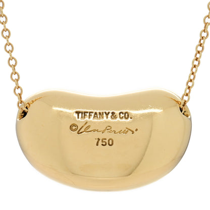 Tiffany 18K Yellow Gold 20mm Elsa Peretti Bean Pendant Necklace 5 of 5