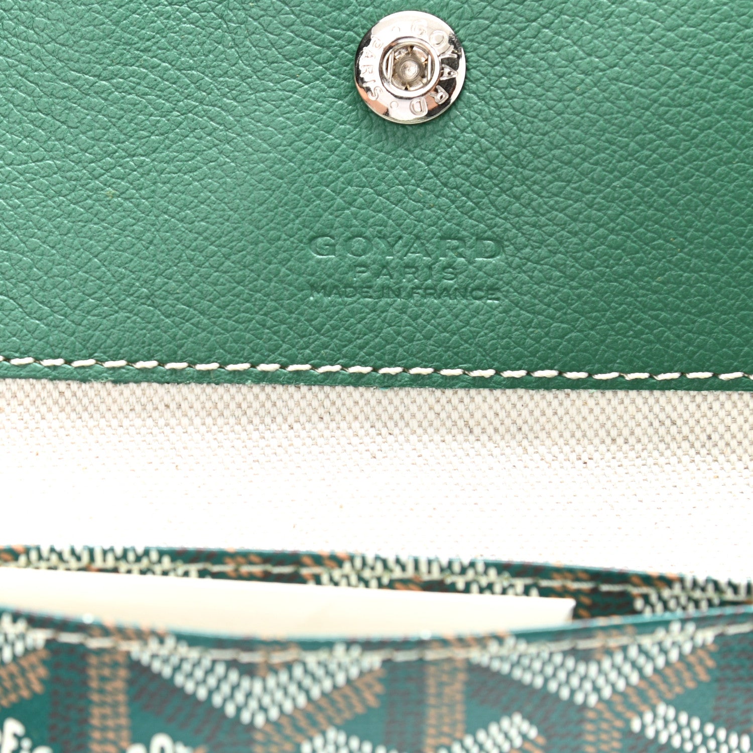 Goyard Goyardine Saint Louis PM Green 14 of 19