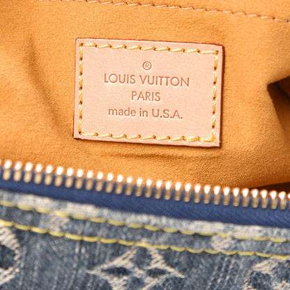 Louis Vuitton Monogram Denim Baggy PM Blue 6 of 9