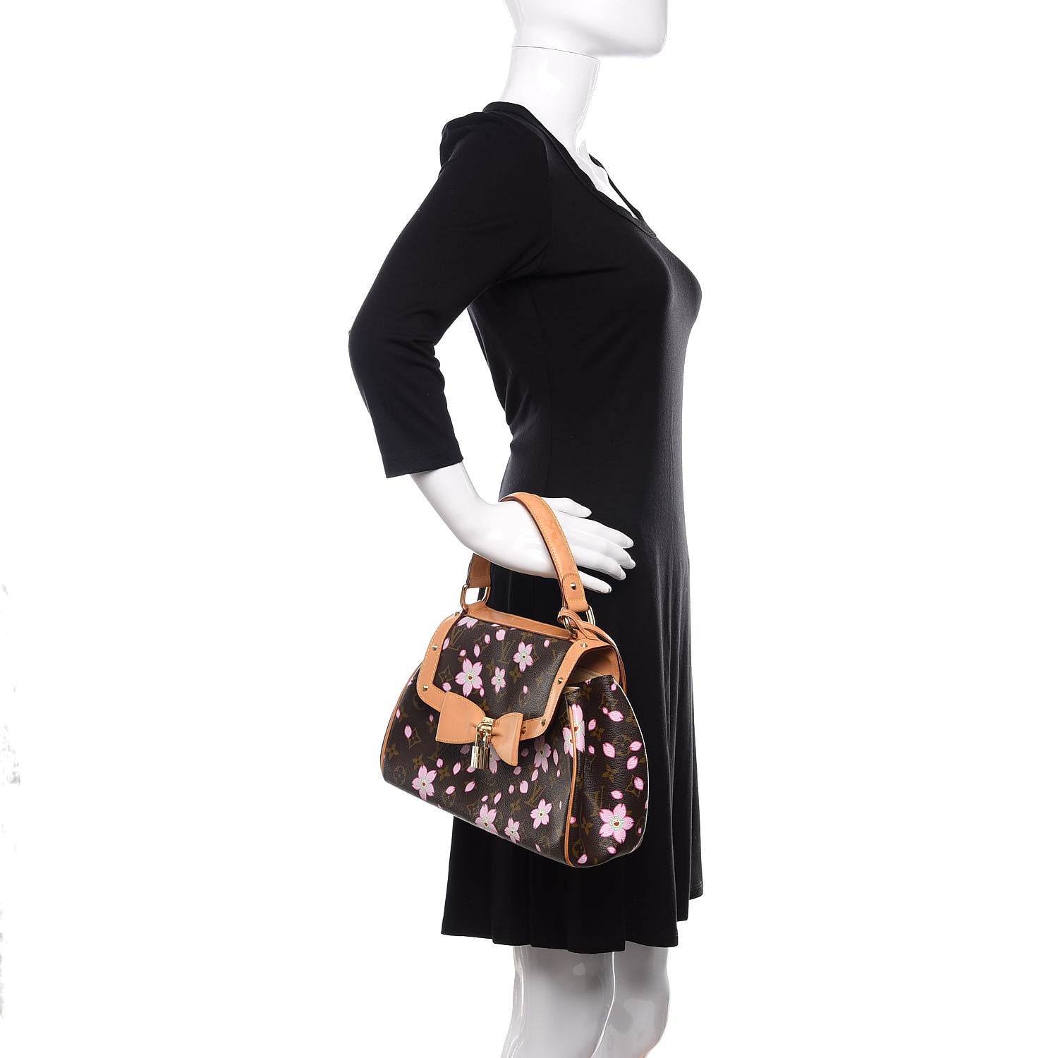Louis Vuitton Monogram Cherry Blossom Sac Retro Bag Brown 2 of 11