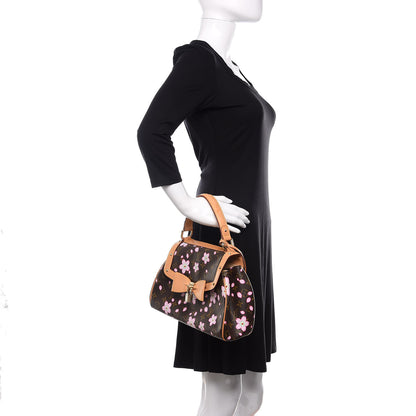 Louis Vuitton Monogram Cherry Blossom Sac Retro Bag Brown 2 of 11