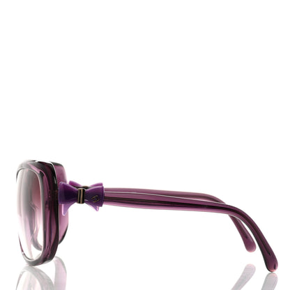 Chanel Acetate CC Bow Sunglasses 5171 Purple 3 of 8