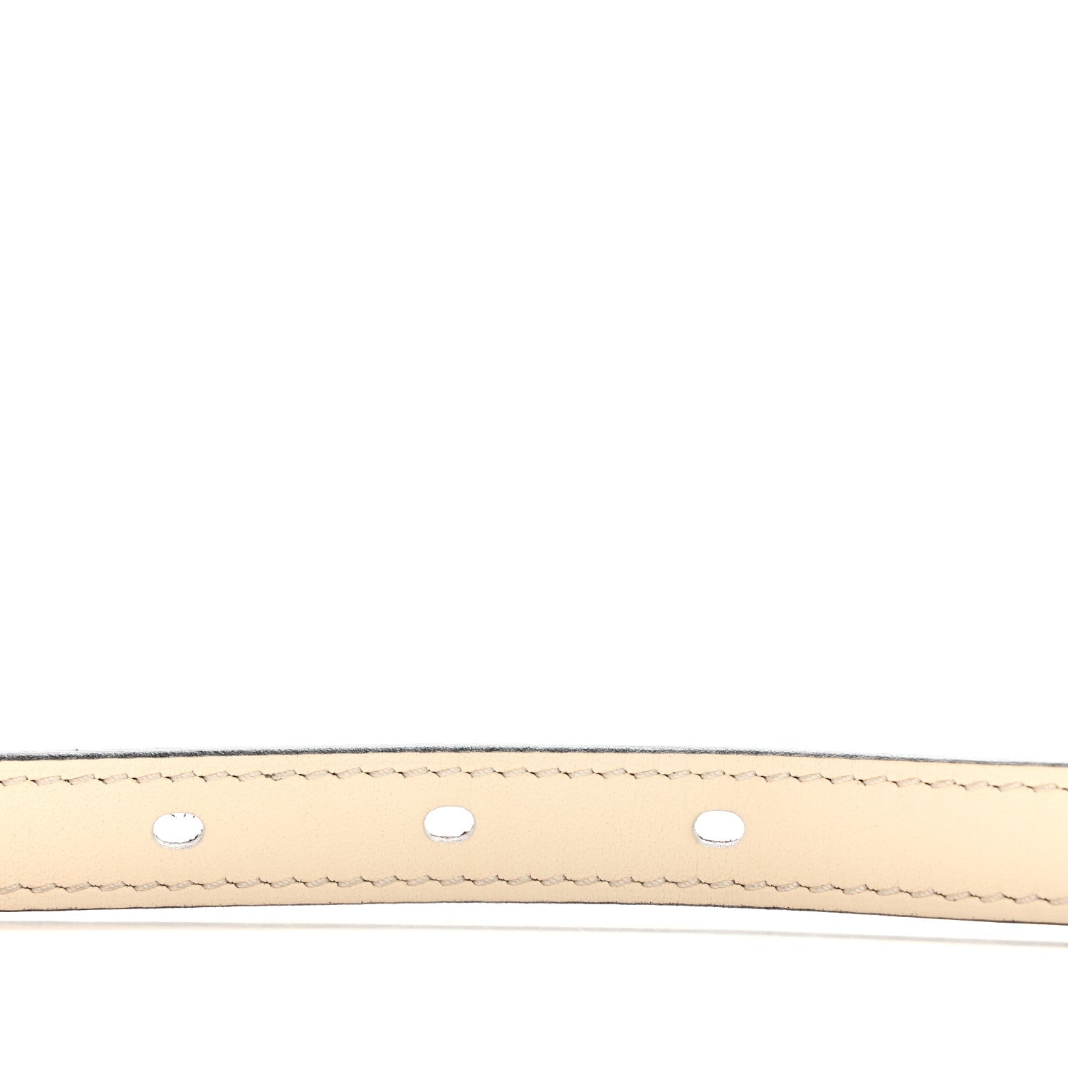 Hermes Epsom Swift 13mm Lucky 15 Belt 75 30 Etoupe White 5 of 6